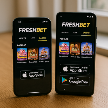 FreshBet - Mobilās Aplikācijas - iOS un Android