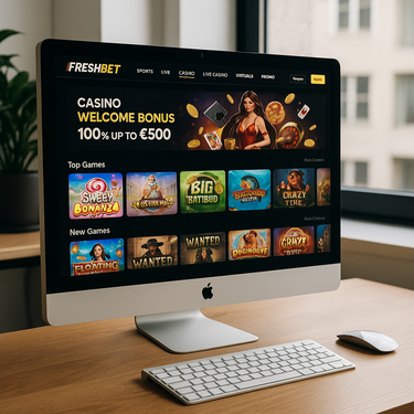 FreshBet - Moderns Dizains - Kazino Platforma Latvijā